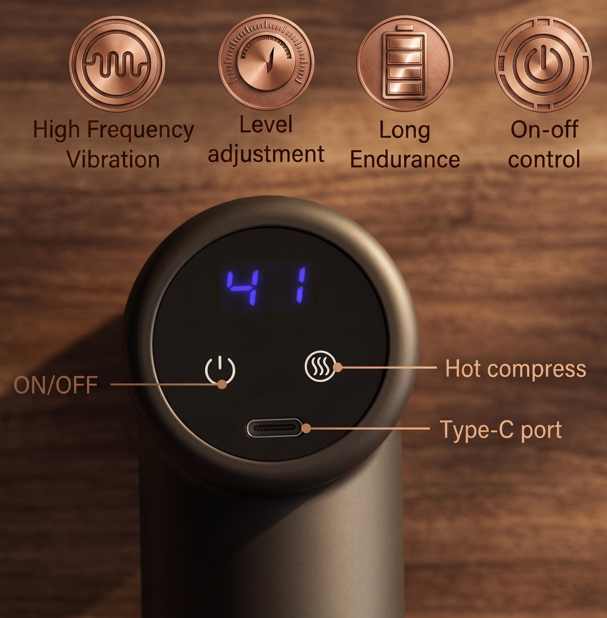 Aura Lift Pro Hot & Cold Gun Massager by Diviura